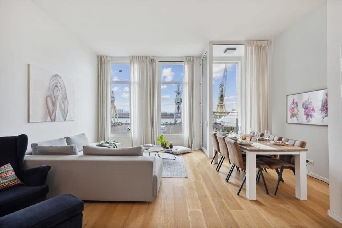 Bright Waterfront Apartment Anversa Esterno foto