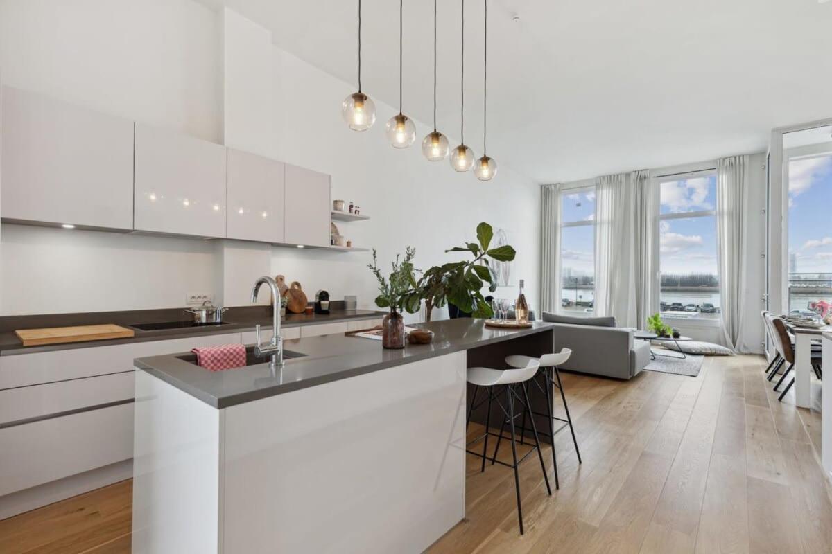 Bright Waterfront Apartment Anversa Esterno foto